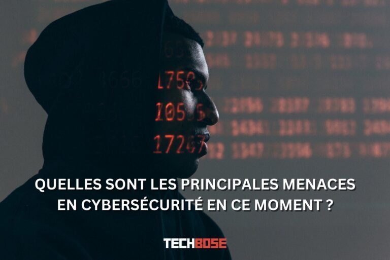 Quelles sont les principales menaces en cybersécurité en ce moment