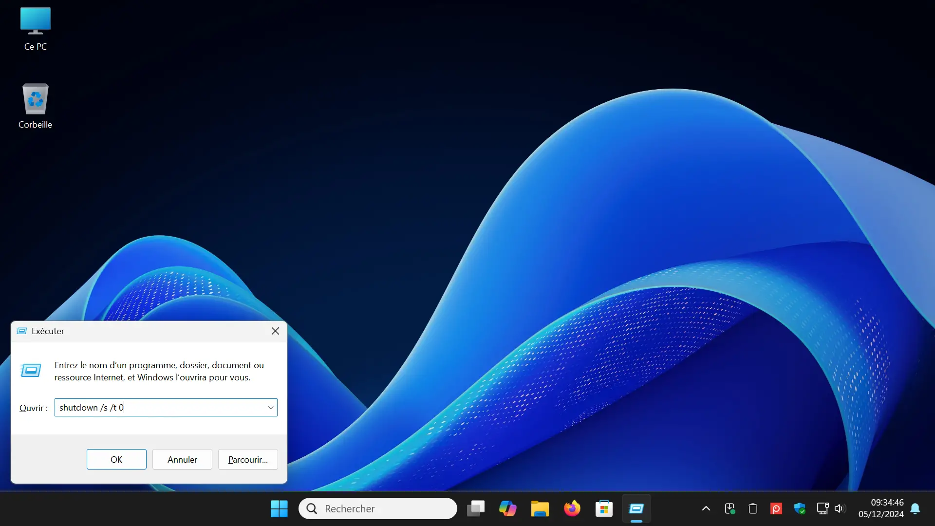 Comment éteindre ou redémarrer votre PC avec le clavier 9 arrêter redémarrer la boîte de dialogue du PC exécuter Windows
