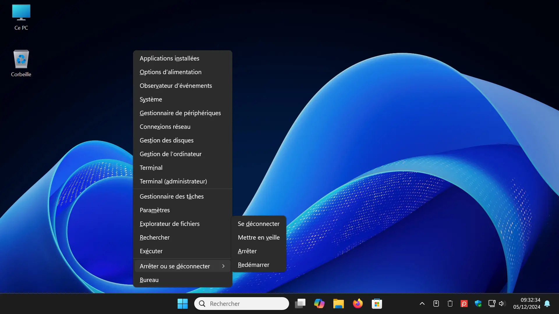 Comment éteindre ou redémarrer votre PC avec le clavier 8 arrêter redémarrer le menu du PC liens rapides Windows