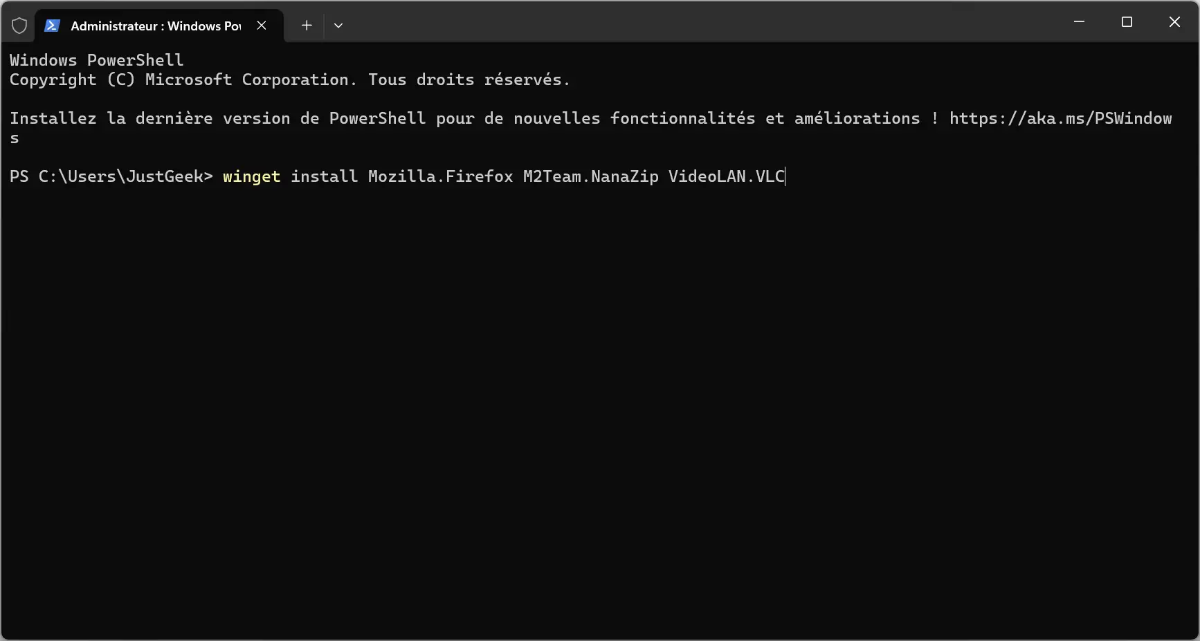 Installez plusieurs logiciels à la fois avec Winget