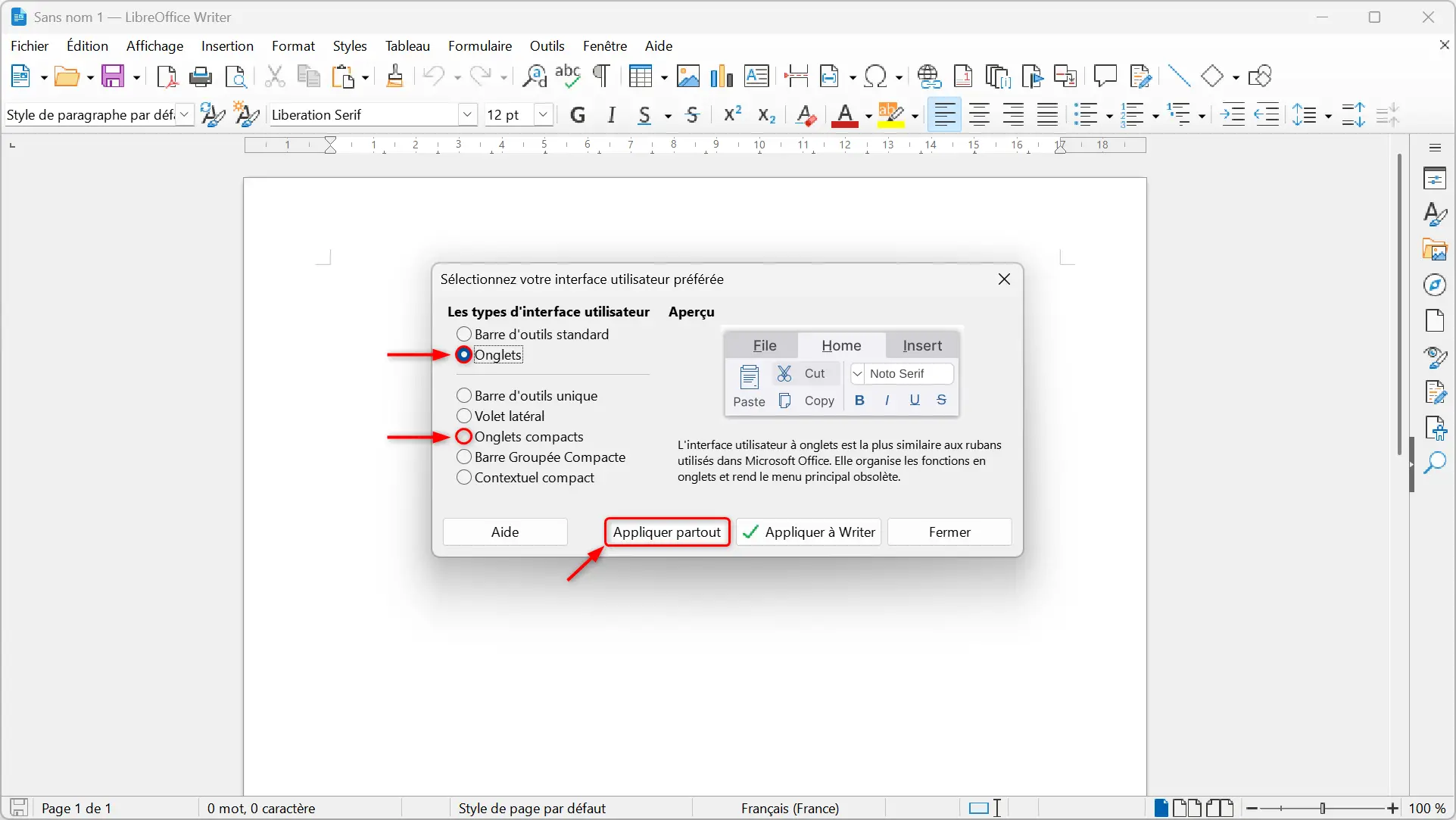 1734253705 463 Transformez linterface LibreOffice en Microsoft Office.webp