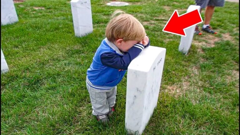 Boy Cries at His Mom’s Grave Saying Take Me With