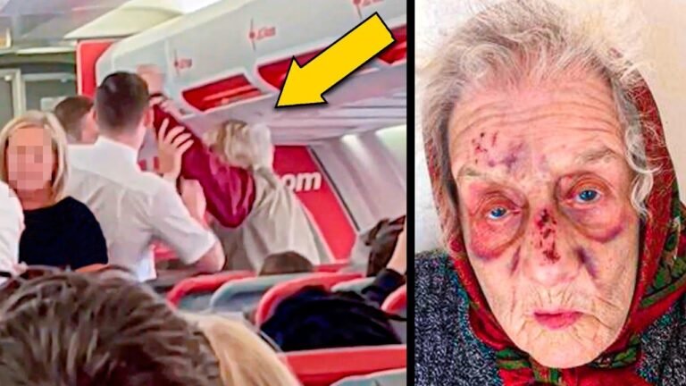 Man Is Rude to Elderly Lady on Plane, Meets Her