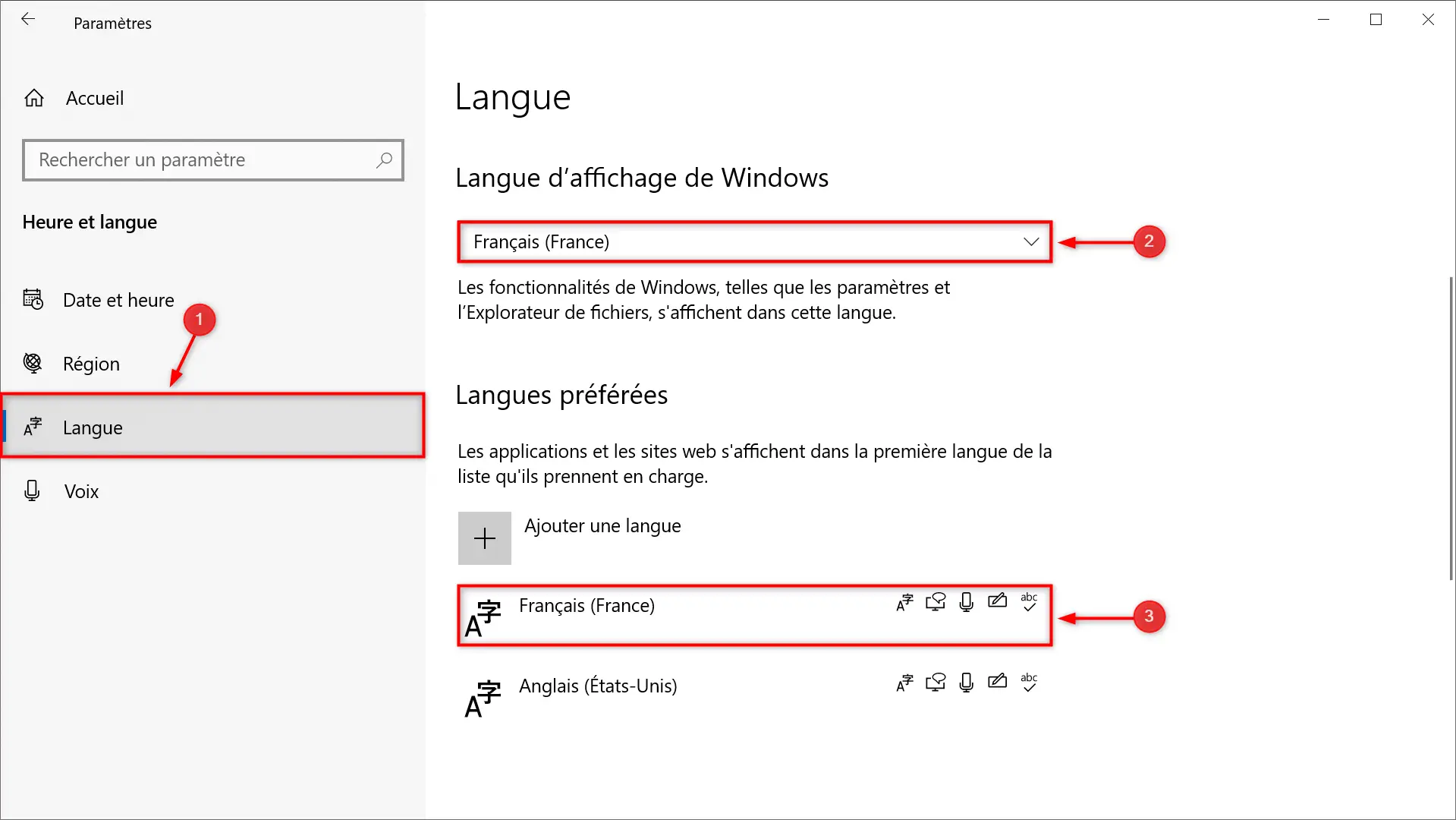 langue preferee francais windows.webp