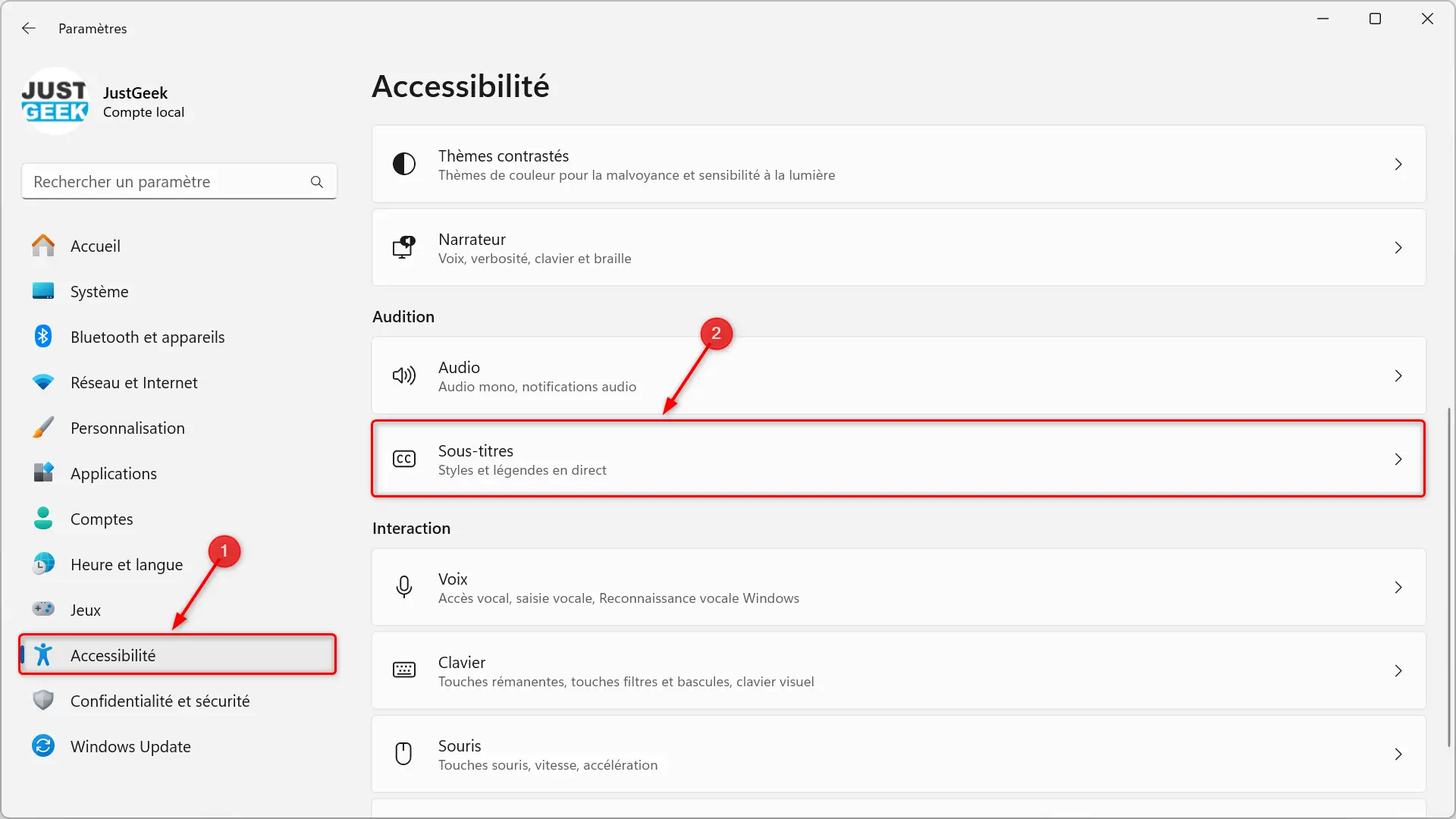 parametres accessibilite sous titres windows 11.webp