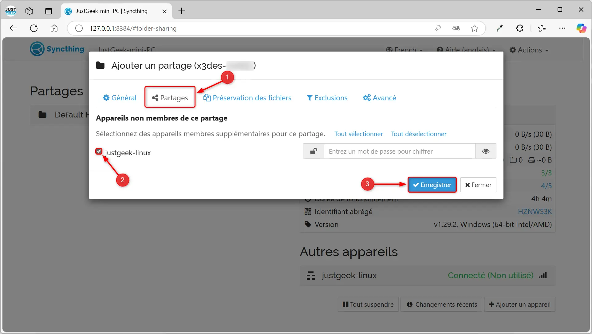 Partagez un dossier avec un autre ordinateur