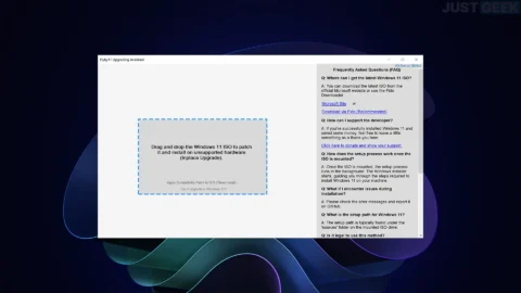 flyby11 installer windows 11 sur pc non compatible.webp