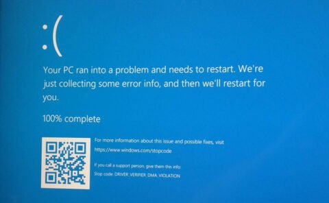 Ecran Bleu Windows 10