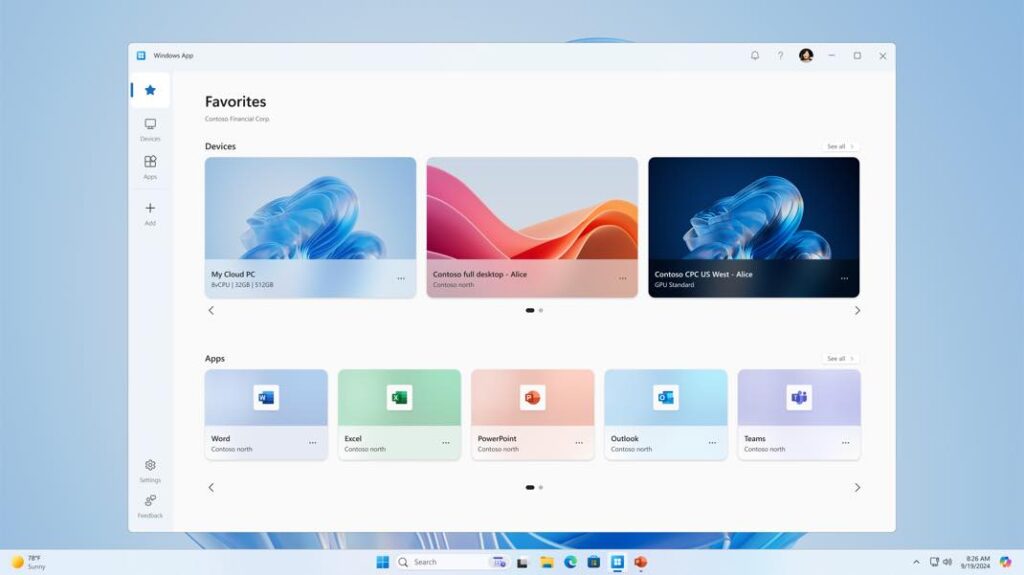 Application Windows