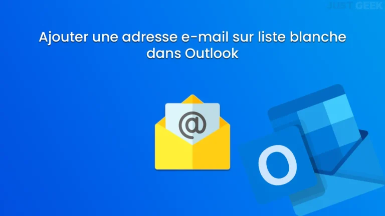 outlook ajouter adresse mail liste blanche.webp
