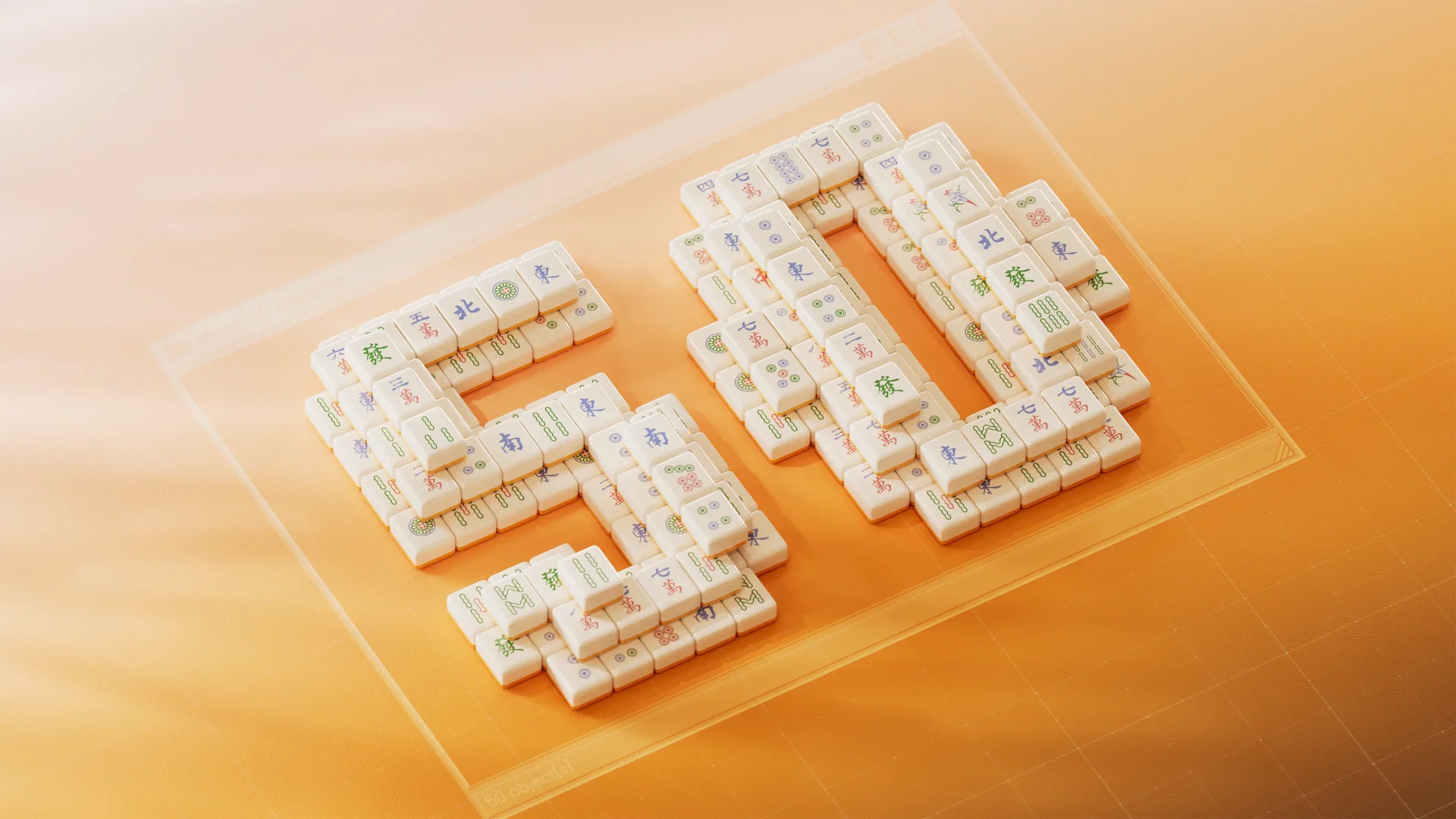 Microsoft 50th Mahjong Light 4k