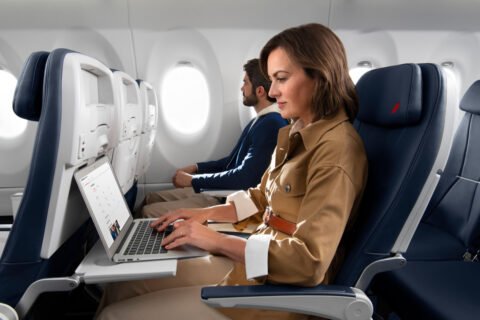 Air France Avion Passagere Ordinateur Portable