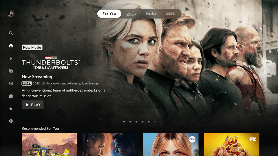 Navigation Top Disney