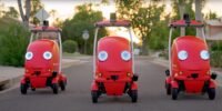 Dot le robot livreur mignon et tout terrain