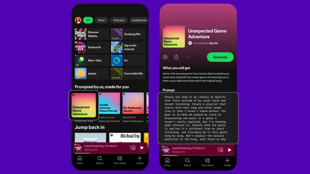 Liste de lecture invitée Spotify