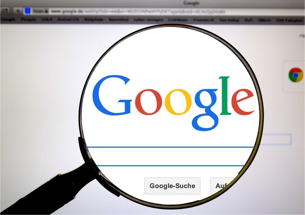 Loupe de logo Google