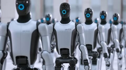 La Chine deploie des robots humanoides a sa frontiere avec.jpg