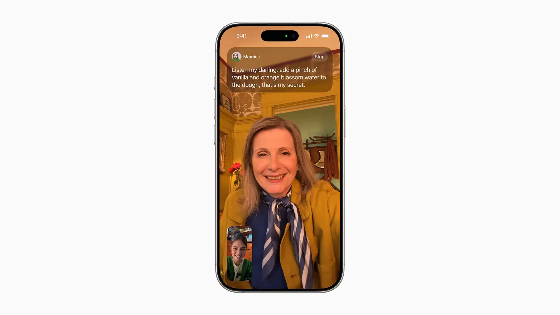 Traduction en direct d'un appel FaceTime à l'aide d'Apple Intelligence sur iOS 26