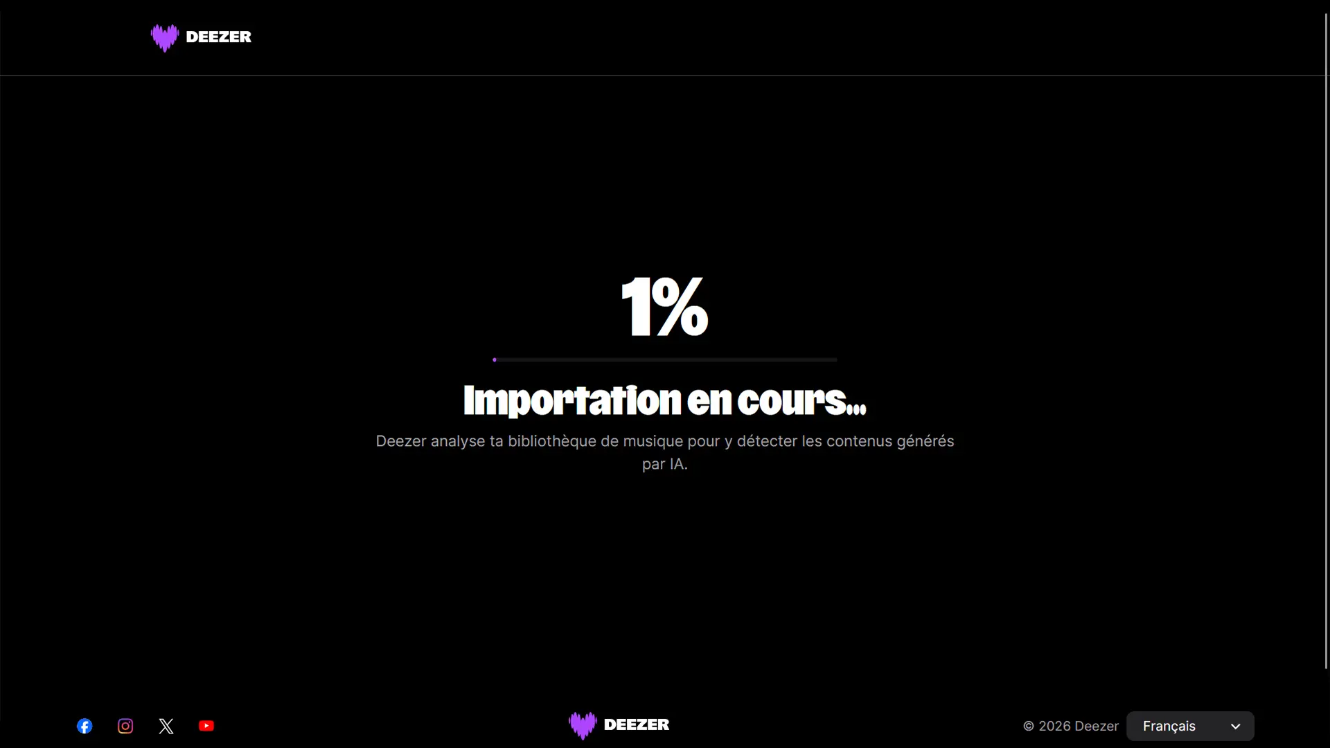 Analyser une bibliothèque musicale actuelle avec l'outil AI Music Detector de Deezer pour détecter les chansons générées par l'intelligence artificielle