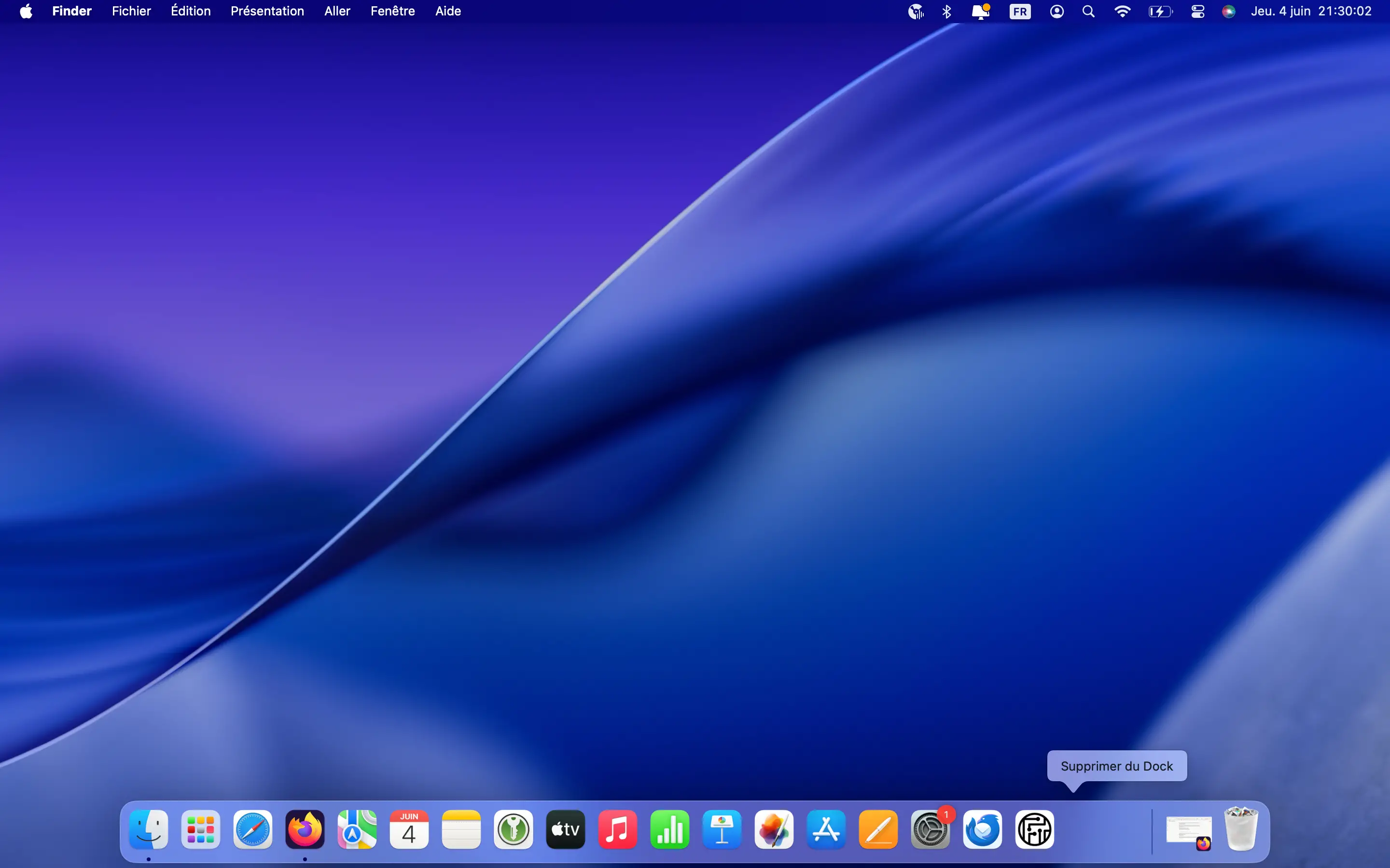 Supprimer une icône fantôme du Dock macOS avec Supprimer du Dock