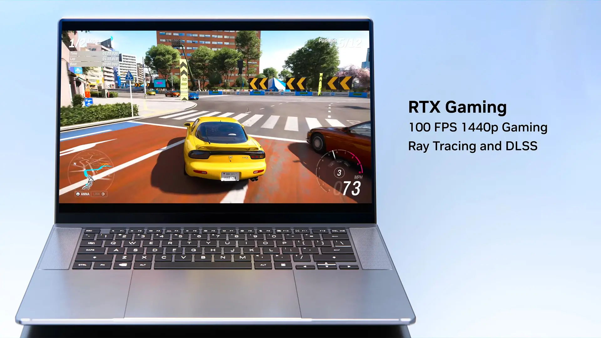 Démonstration de jeux 1440p avec lancer de rayons et DLSS sur NVIDIA RTX Spark
