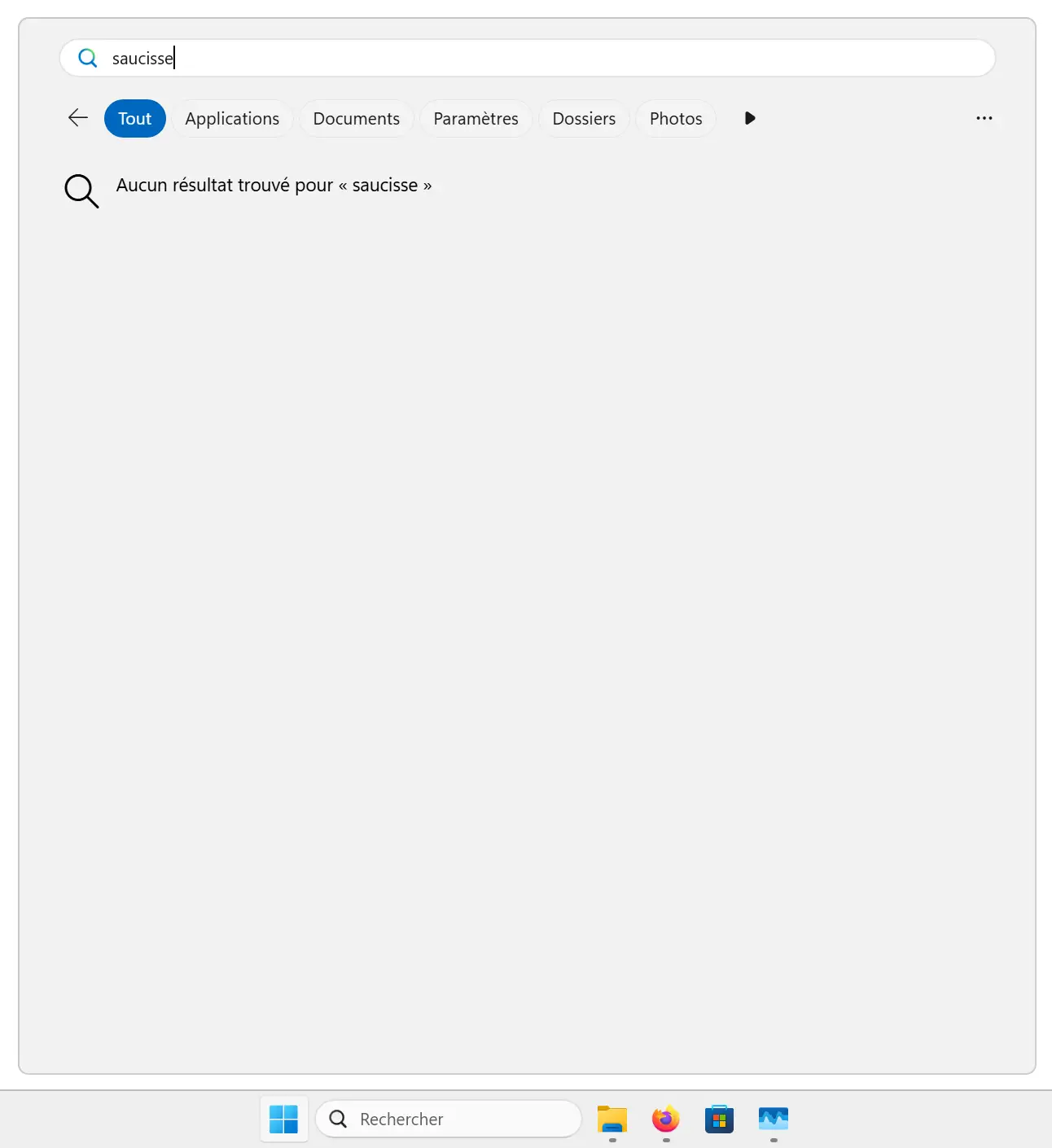 La recherche Web Bing est désactivée dans le menu Démarrer de Windows 11