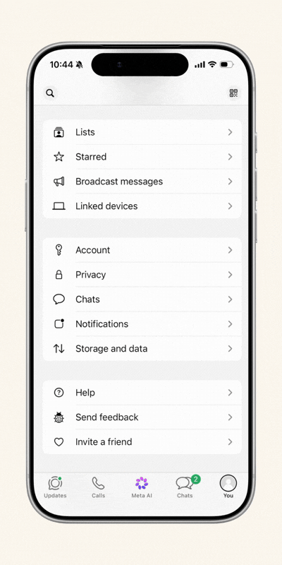 Nom d'utilisateur Whatsapp