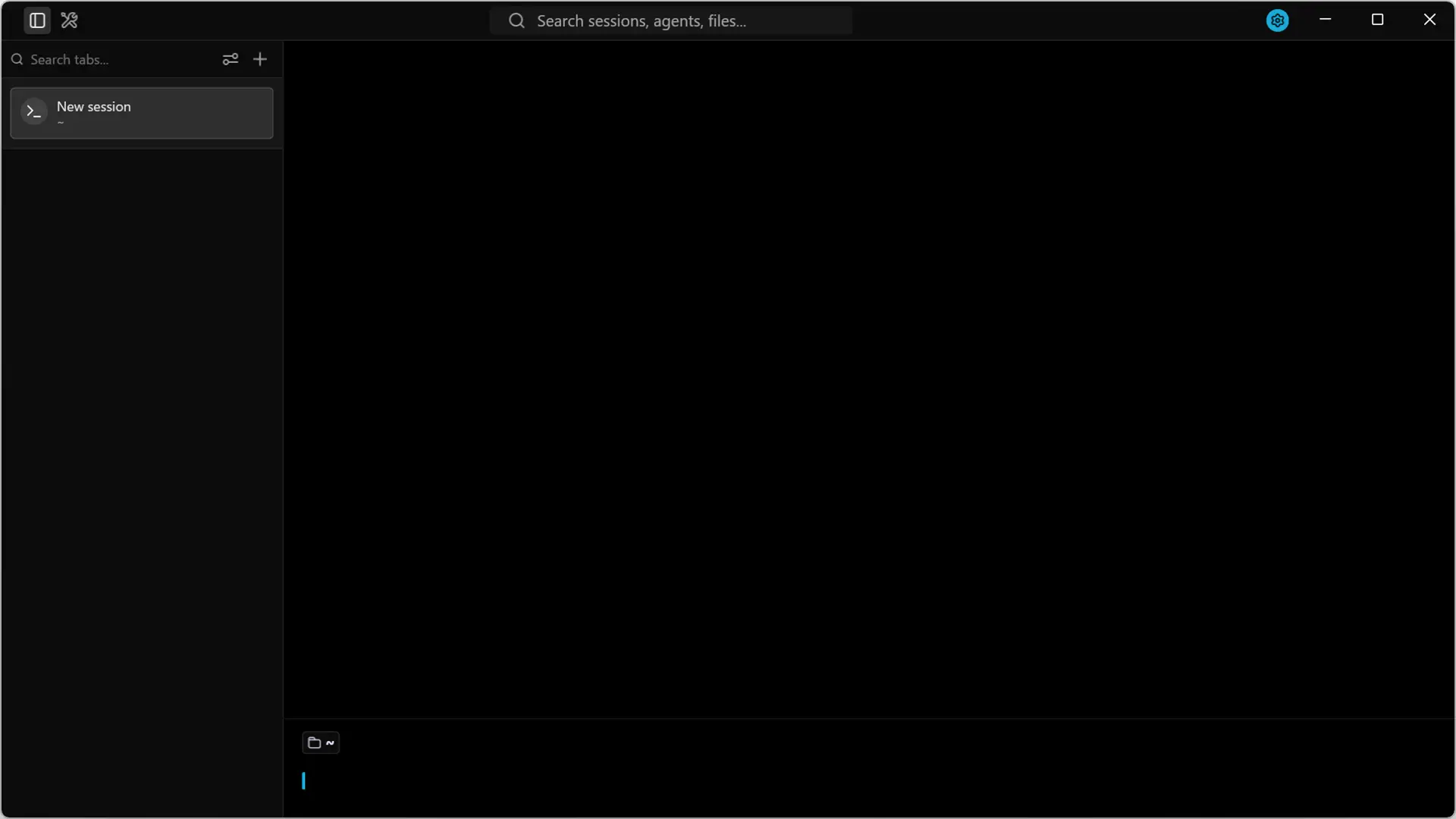 Interface du terminal Windows Warp avec AI Assistant