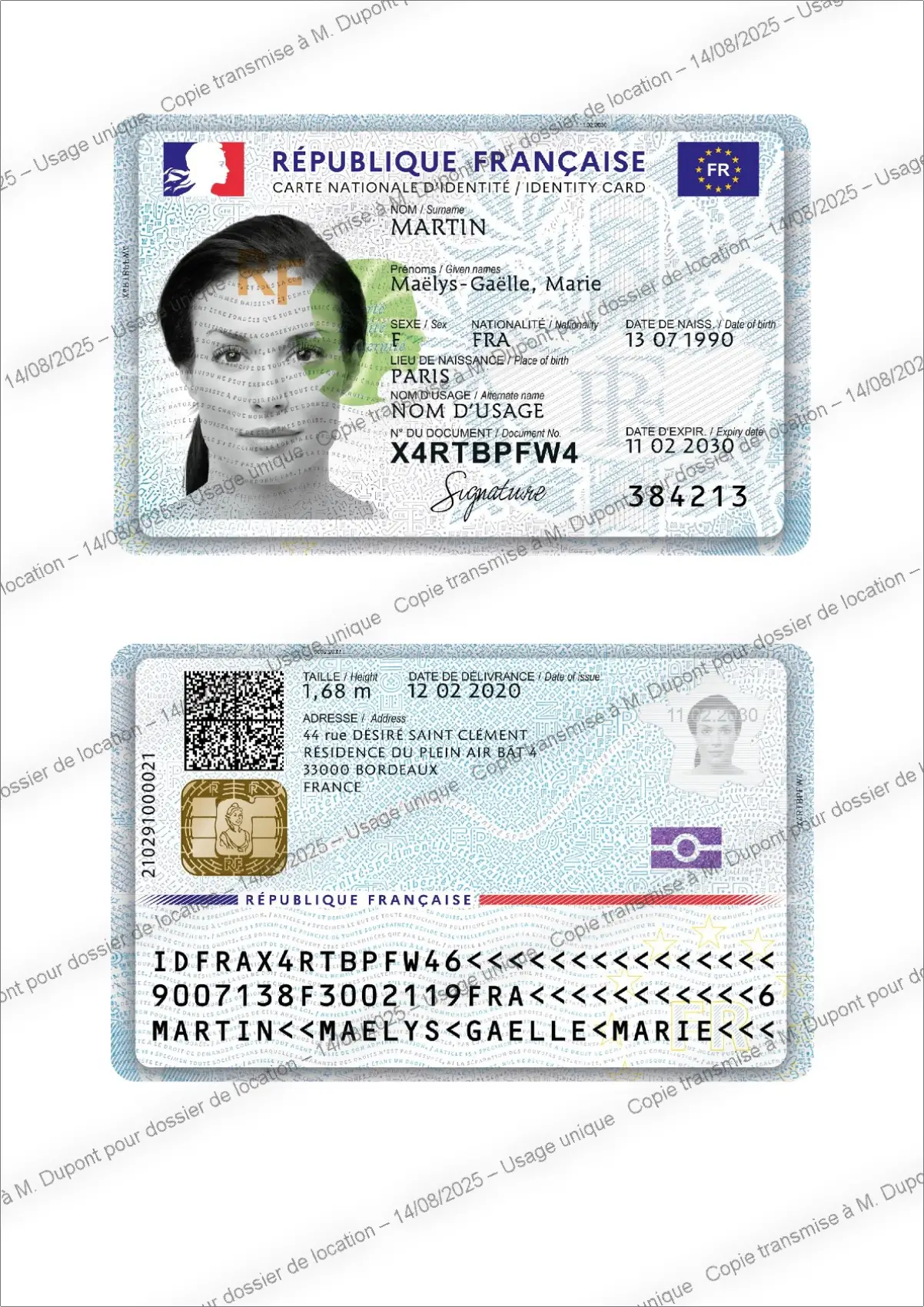 carte identite filigranefacile