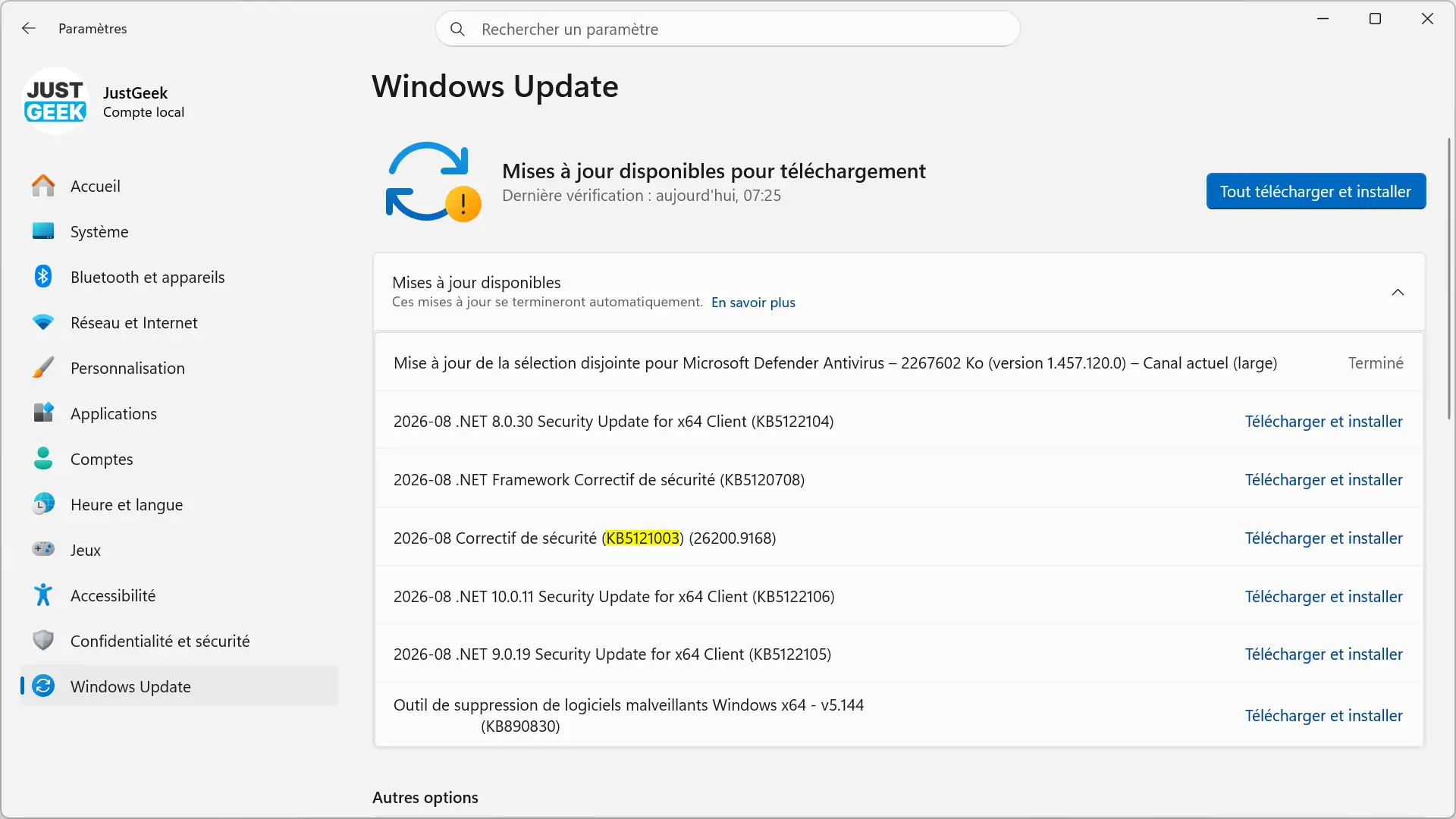 windows 11 kb5121003 windows update