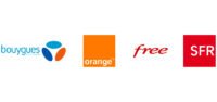 Bouygues Telecom Orange Free SFR Logos.jpg