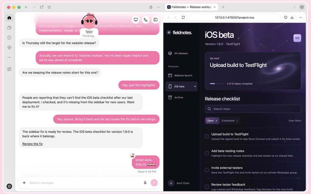 OpenAI Points Agent