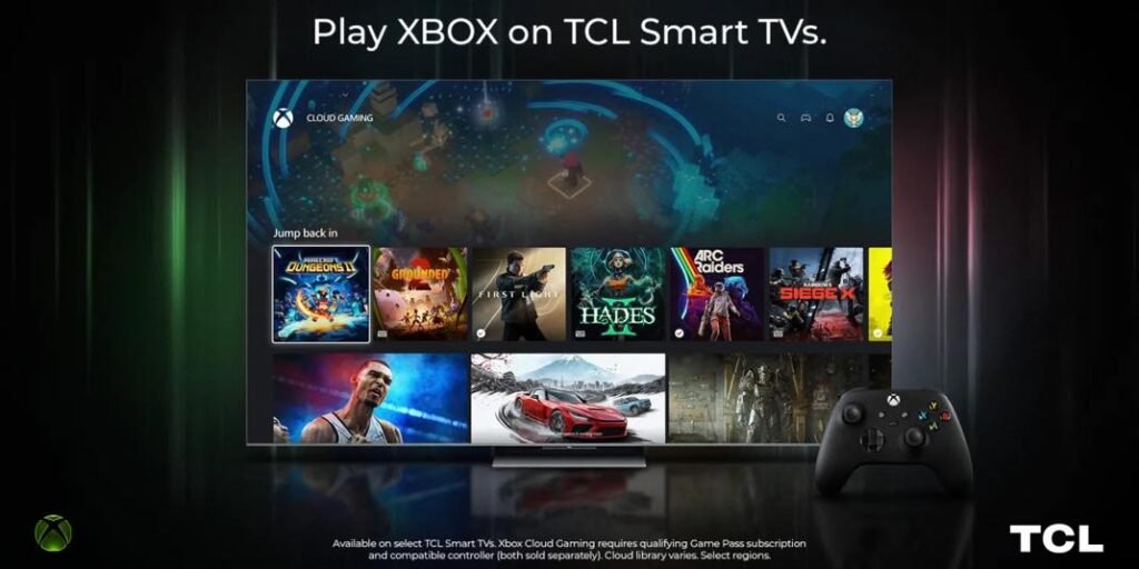 Xbox Game Pass Tcl Google TV 1
