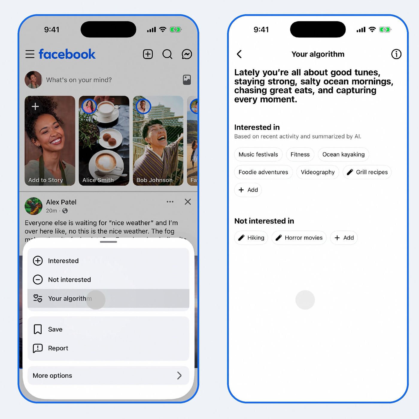 Facebook your algorithm