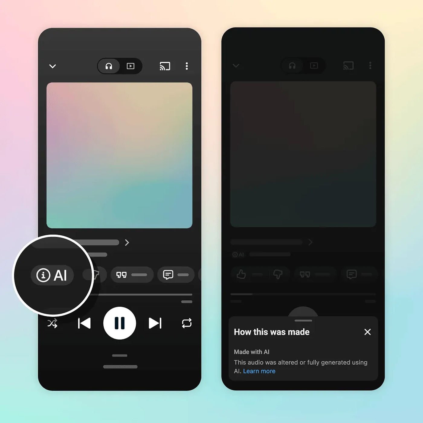 YouTube Music Label AI