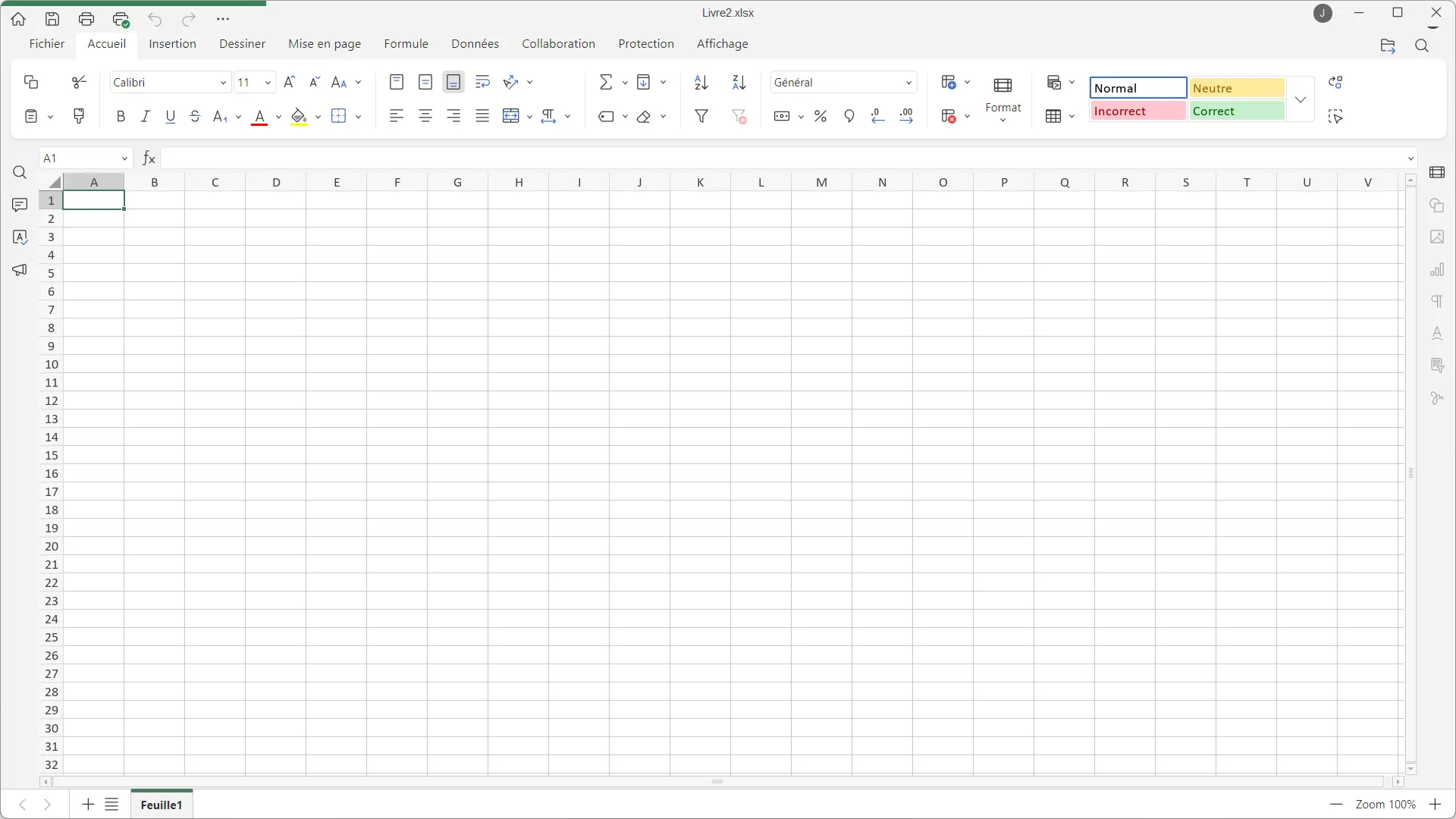 Euro-Office spreadsheet interface showing a blank Excel spreadsheet and data management tools