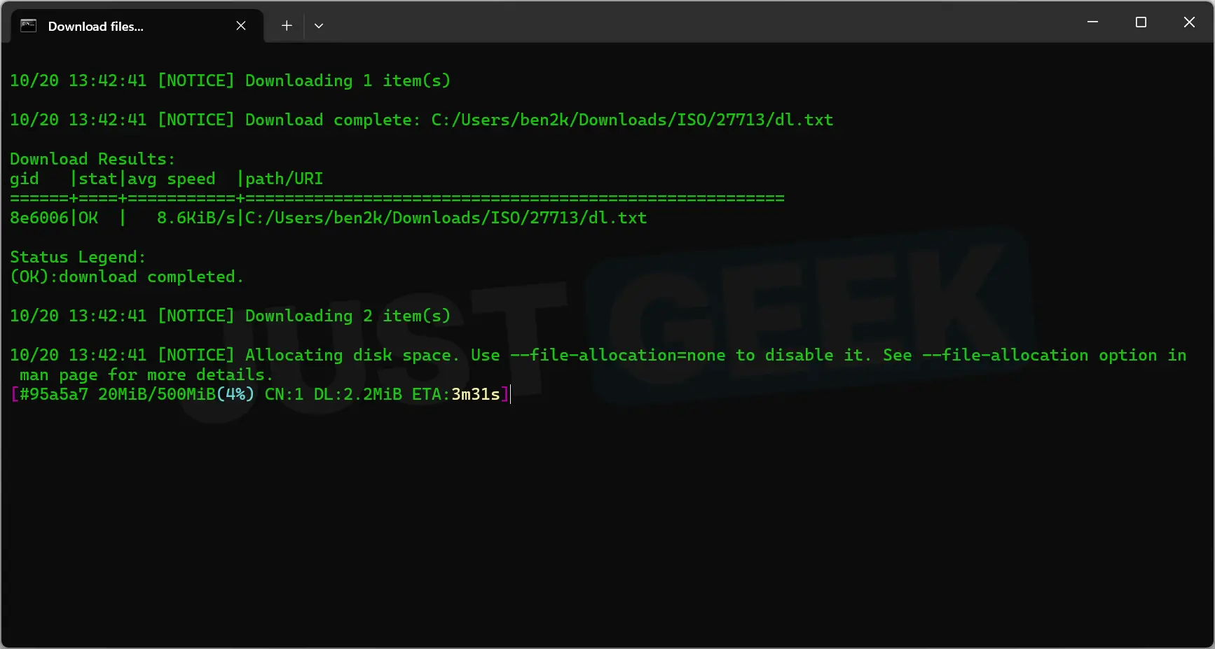 Start downloading the files needed to create Windows 11 ISO with rg-adguard